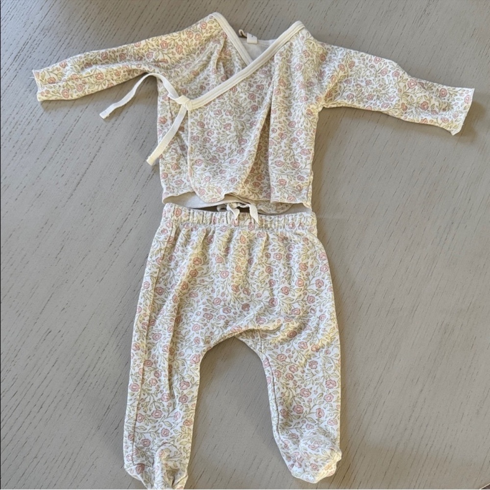 Floral Baby Outfit Set